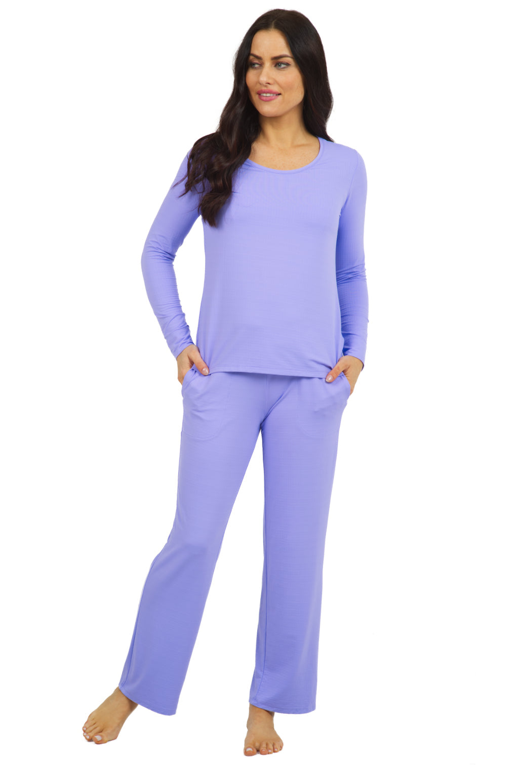 Solid Pajama Set - 36000