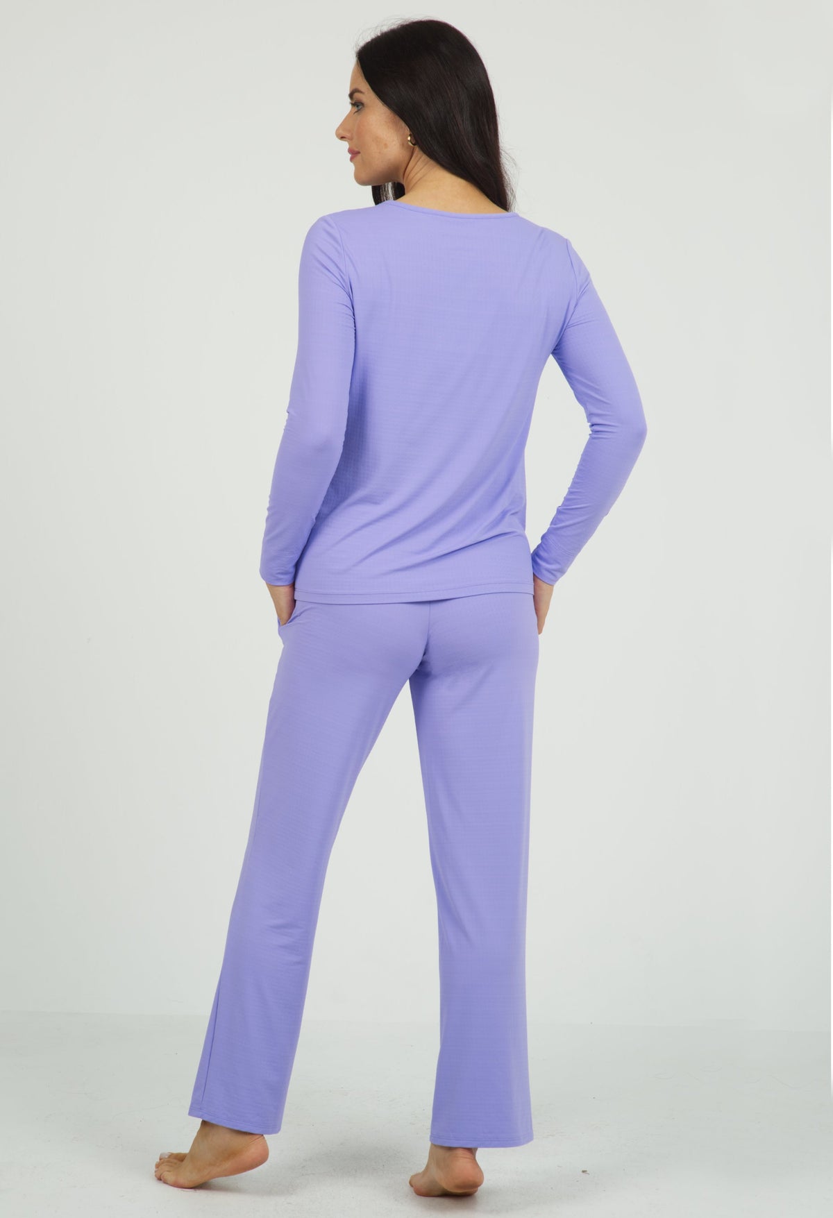 Solid Pajama Set - 36000