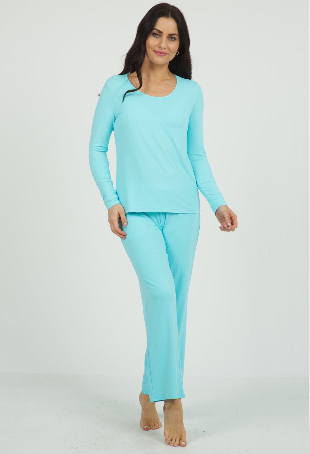 Solid Pajama Set - 36000